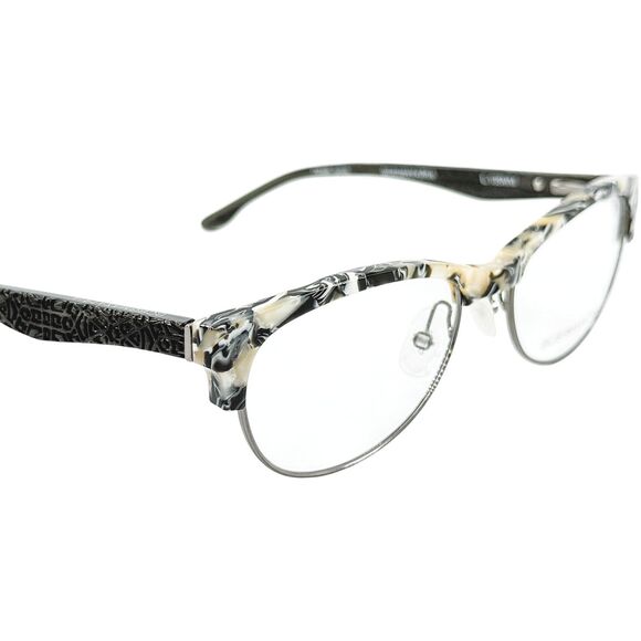 BCBG Maxazria Bruna Womens Metal Eyeglass Frame Pink Multi 50-17